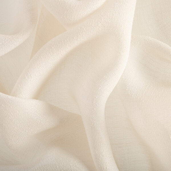  THEIA plain crepe weave jacquard voile polyester curtain fabric